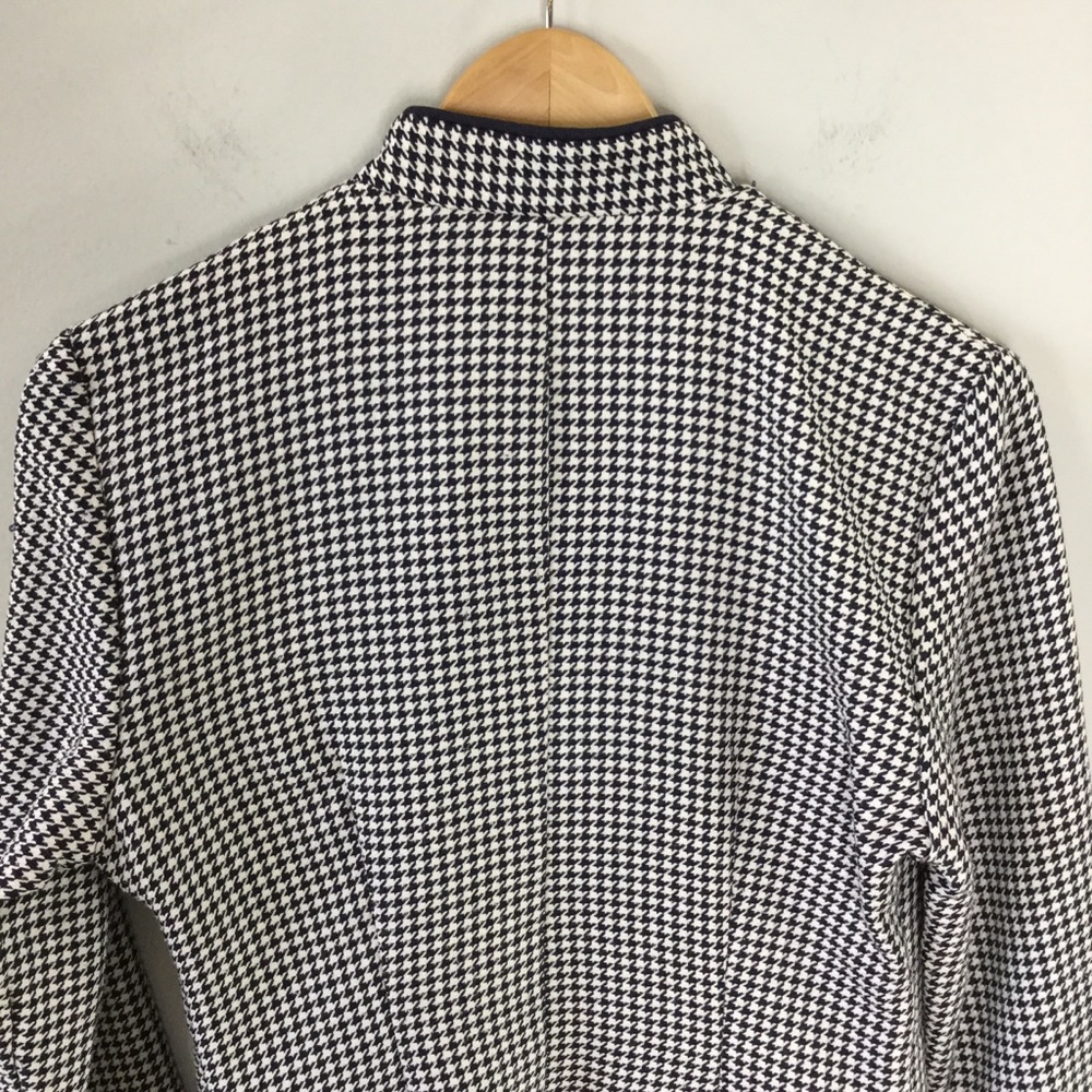 Vintage navy houndstooth band leader jacket - Picture 6 of 13